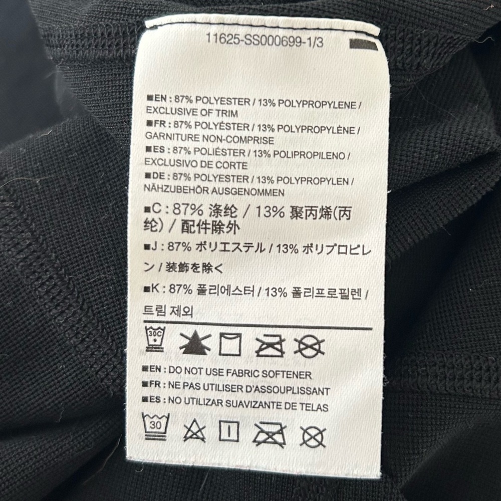 Arc'teryx Zip Neck Top Outdoor Gorpcore Shirt Running Skiing Black Size Medium - Picture 11 of 12